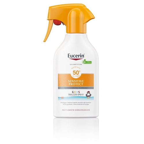 EUCERIN SUN KIDS SENSITIVE PROTECT SPF50+ TRIGGER SPRAY 250 ML - fitfarma.it