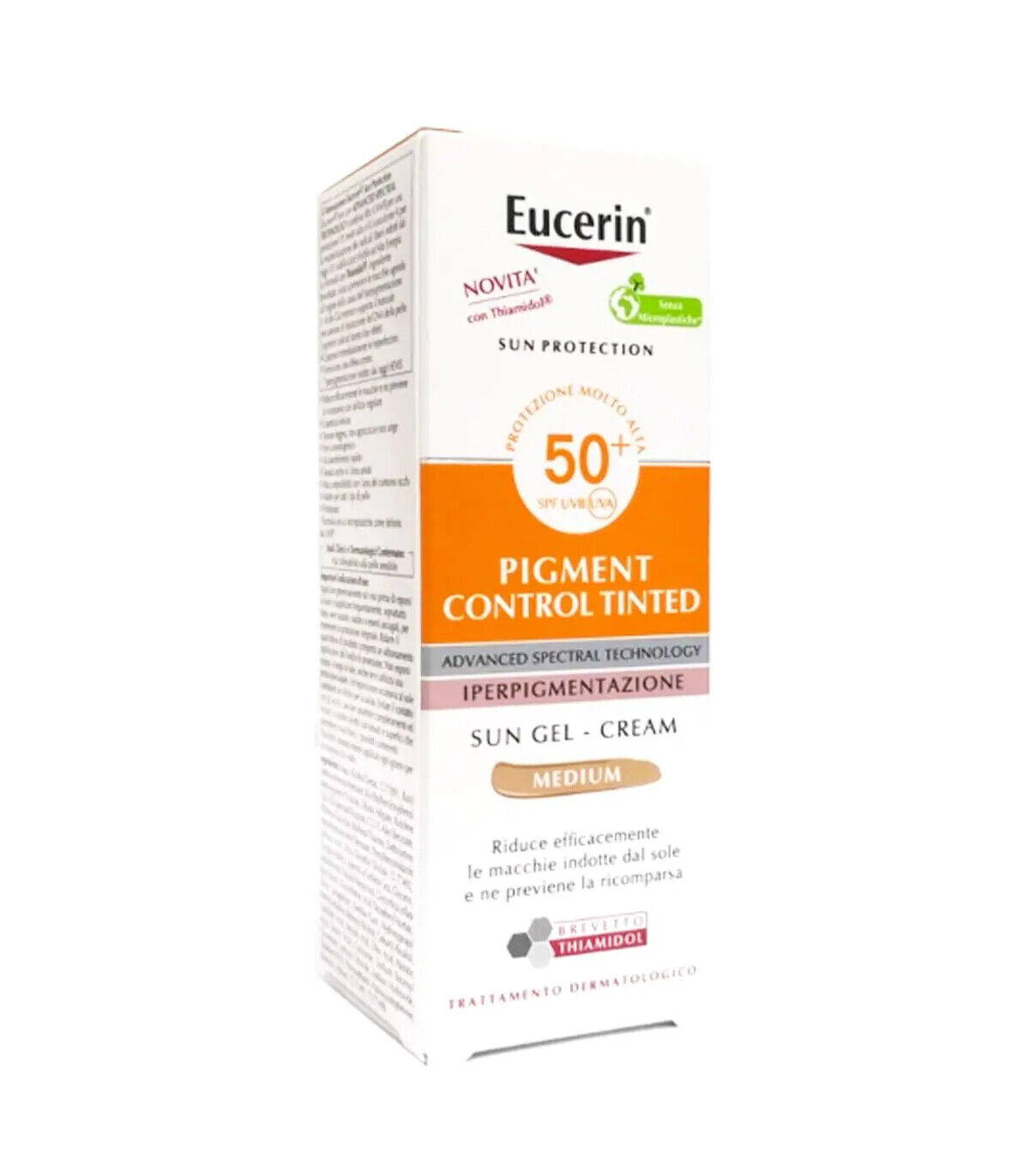 EUCERIN SUN PIGMENT CONTROL TINTED SPF50+ MEDIUM 50 ML - fitfarma.it