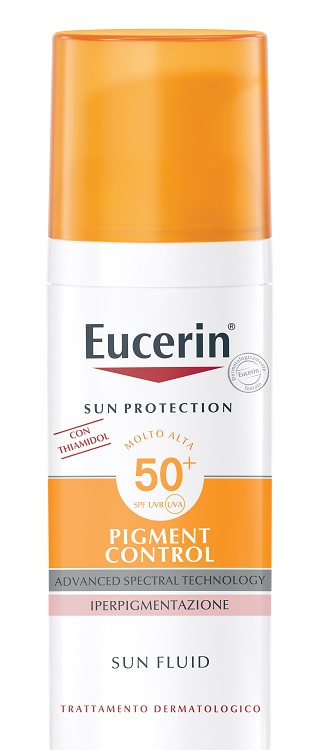 EUCERIN SUN PROTECTION SPF 50+ PIGMENT CONTROL SUN FLUID 50 ML - fitfarma.it