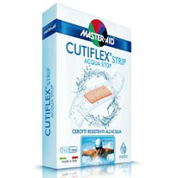 CEROTTO MASTER-AID CUTIFLEXMED STRIP TRASPARENTE IMPERMEABILE SUPPORTO IN POLIURETANO 4 FORMATI ASSORTITI 20 PEZZI - fitfarma.it