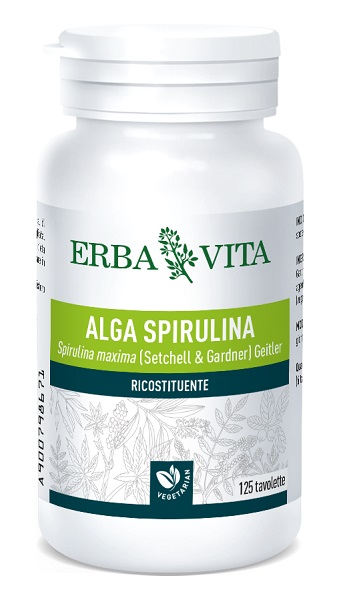 ALGA SPIRULINA 125 TAVOLETTE 400 MG - fitfarma.it