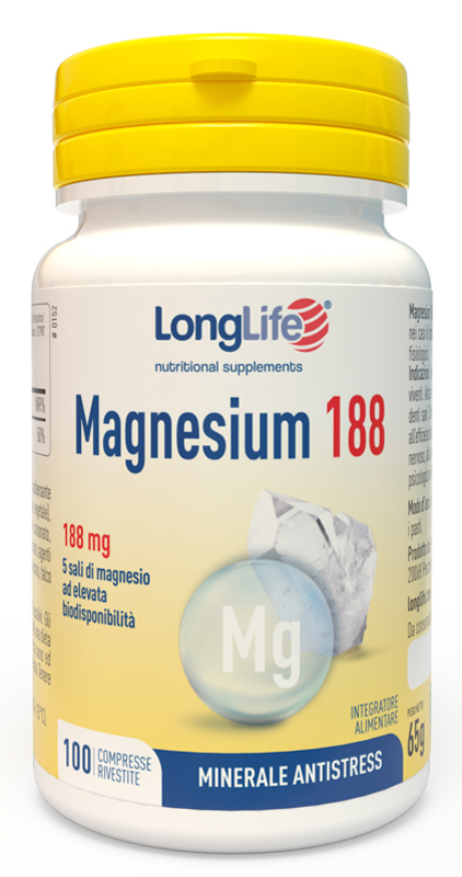 LONGLIFE MAGNESIUM 188 100 COMPRESSE - fitfarma.it