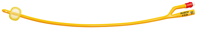 CATETERE FOLEY A MEDIA PERMANENZA  RUSCH GOLD PLUS A 2 VIE IN SILKOLATEX LATTICE-SILICONE PER ADULTO CH18 LUNGHEZZA 40 CM PUNTA CILINDRICA A 2 FORI PALLONCINO 30-50 ML 1 PEZZO - fitfarma.it