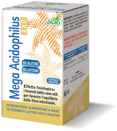 MEGA ACIDOPHILUS 75 CAPSULE MIRABILIS - fitfarma.it