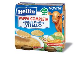 MELLIN PAPPA COMPLETA VITELLO 250 G 2 PEZZI - fitfarma.it