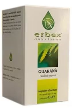 GUARANA 100 CAPSULE 430MG - fitfarma.it