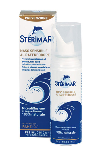 STERIMAR CU NASO SENSIBILE AL RAFFREDDORE SPRAY 100 ML - fitfarma.it