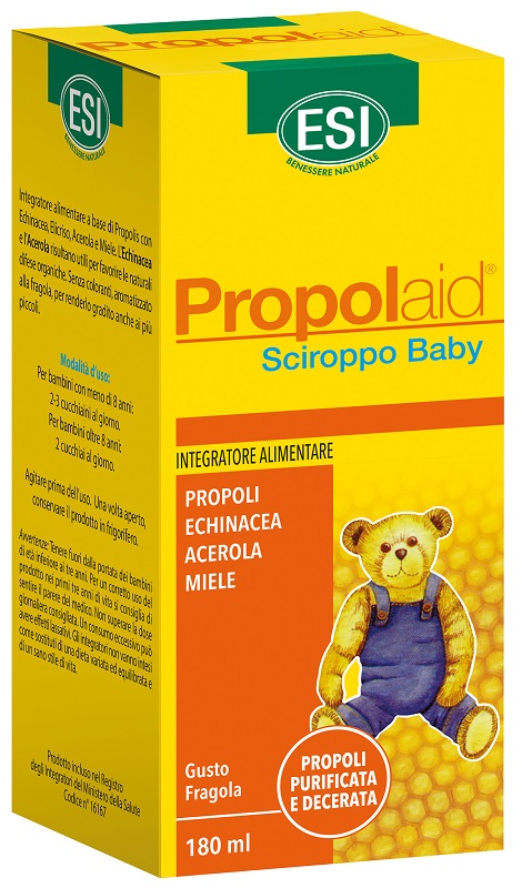 ESI PROPOLAID PROPOLBABY SCIROPPO 180 ML - fitfarma.it
