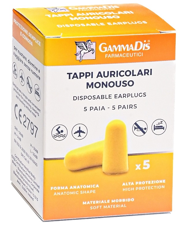 TAPPO AURICOLARE EAR GOMMAPIUMA 10 PEZZI - fitfarma.it