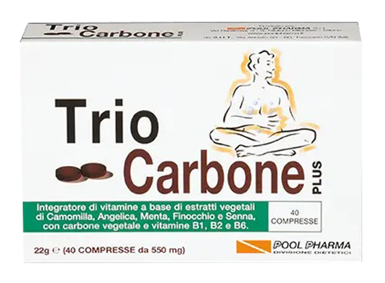 TRIOCARBONE PLUS 40 COMPRESSE - fitfarma.it