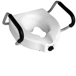 RIALZO WC CON BRACCIOLI SENZA COPERCHIO ALTEZZA 12,5 CM - fitfarma.it