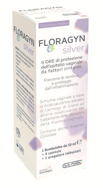 FLORAGYN SILVER SCHIUMA VAGINALE CON ARGENTO COLLOIDALE 50 ML - fitfarma.it