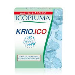 GHIACCIO ISTANTANEO MONOUSO ICOPIUMA KRIO 2 BUSTE - fitfarma.it