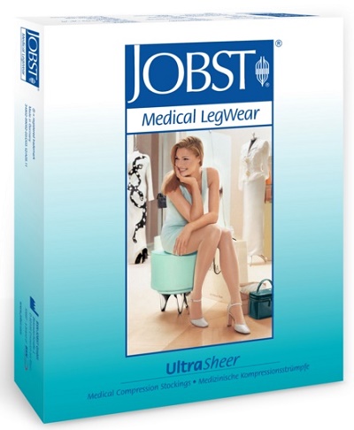 CALZA COMPRESSIVA JOBST ULTRASHEER 15-20MMHG COLLANT ELAST APPL NOIR4 ARTICOLO 751150000900 - fitfarma.it