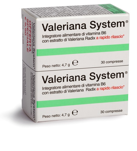 VALERIANA SYSTEM 30 COMPRESSE + 30 COMPRESSE - fitfarma.it