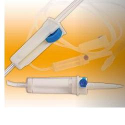 DEFLUSSORE PER INFUSIONE CON AGO STERILIZZATO CON OSSIDO DI ETILENE CON ROLLER APIROGENO CURAIN MONOUSO 1 PEZZO - fitfarma.it