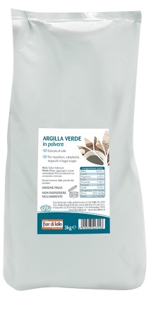 ARGILLA IN POLVERE ESSICATA AL SOLE 3 KG - fitfarma.it