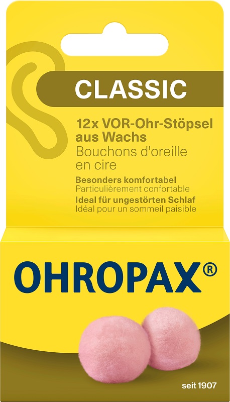TAPPO AURICOLARE OHROPAX CERA 12 PEZZI - fitfarma.it