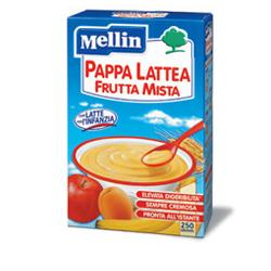 MELLIN PAPPA LATTE FRUTTA 250 G NUOVO FORMATO - fitfarma.it