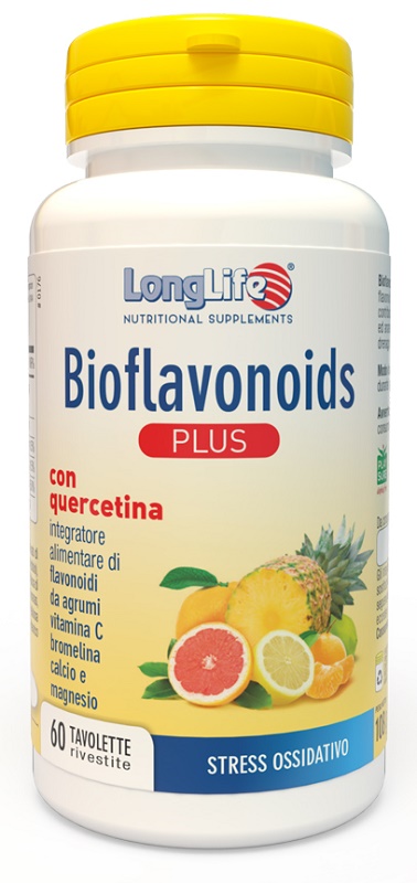 LONGLIFE BIOFLAVONOIDS PLUS 60 TAVOLETTE - fitfarma.it