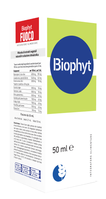 BIOPHYT FUOCO 50 ML SOLUZIONE IDROALCOLICA - fitfarma.it