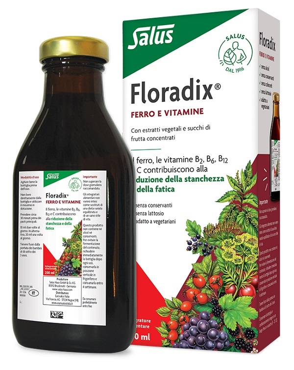FLORADIX FERRO E VITAMINE 250 ML - fitfarma.it