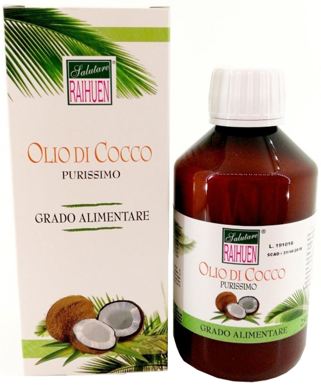 RAIHUEN OLO COCCO GRADO ALIMENTARE 250 ML - fitfarma.it