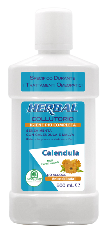 HERBAL COLLUTORIO CALENDULA E MALVA 500 ML - fitfarma.it