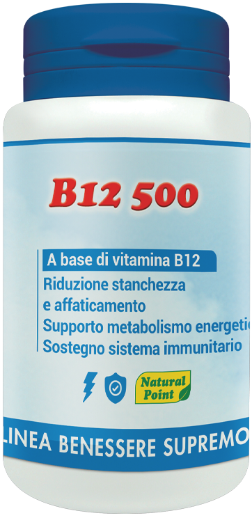 B12 500 CIANOCOBALAMINA 100 CAPSULE VEGETALI - fitfarma.it