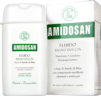 AMIDOSAN FLUIDO BAGNO DOCCIA NUTRIENTE LENITIVO RINFRESCANTE 300 ML - fitfarma.it