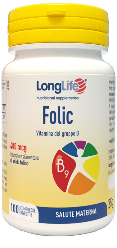 LONGLIFE FOLIC 400 MCG 100 COMPRESSE - fitfarma.it