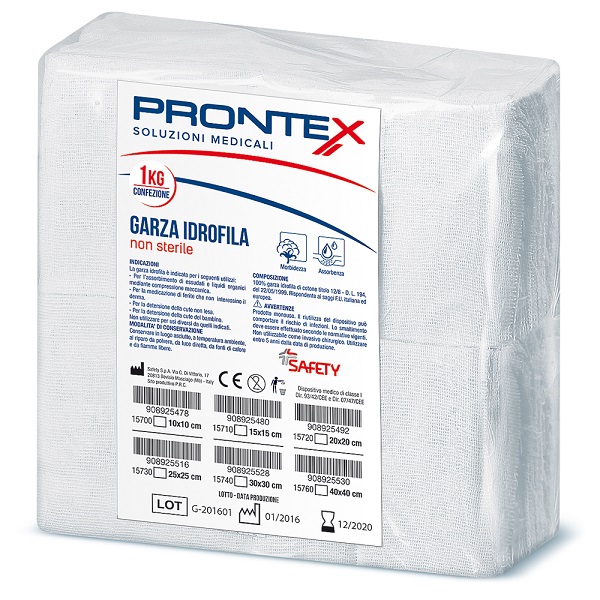 PRONTEX GARZA 30X30CM 1KG - fitfarma.it