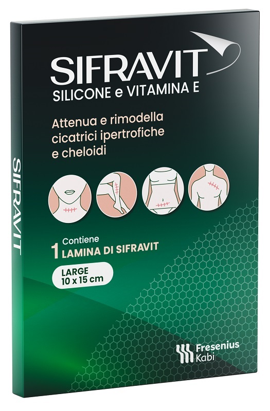 SIFRAVIT PLACCA SILICONE 15X10 CM 1 PEZZO - fitfarma.it