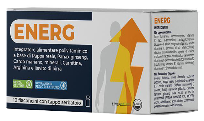 ENERG 10 FLACONCINI USO ORALE - fitfarma.it