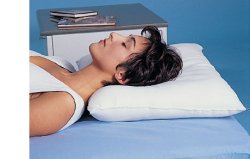 CUSCINO CERVICALE CERVISAN ANTIALLERGICO CON IMBOTTITURA SILICONATA. SIA LA FODERA TRASPIRANTE CHE LA SAGOMA SONO ANTIALLERGICHE, ANTIBATTERICHE E ANTIMICOTICHE - fitfarma.it