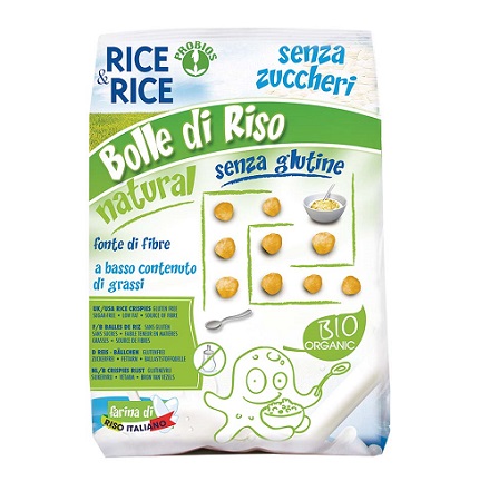 RICE&RICE BOLLE DI RISO AL NATURALE 150 G SENZA LIEVITO - fitfarma.it