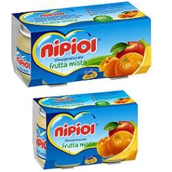 NIPIOL OMOGENEIZZATO FRUTTA MISTA 80 G 2 PEZZI - fitfarma.it