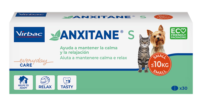 ANXITANE S SUPPLEMENTO NUTRIZIONALE SCATOLA 30 COMPRESSE APPETIBILI - fitfarma.it