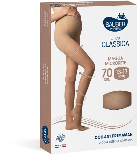 SAUBER COLLANT 70 DENARI PREMAMAN MAGLIA MICRORETE NEUTRO BEIGE 3 LINEA CLASSICA - fitfarma.it