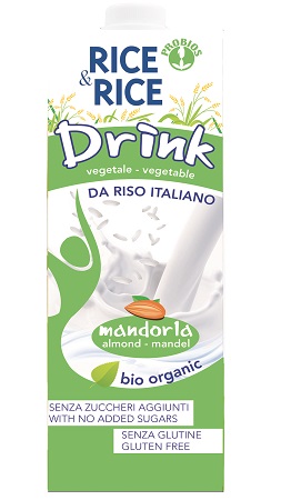 RICE&RICE BEVANDA DI RISO ALLE MANDORLE 1 LITRO - fitfarma.it