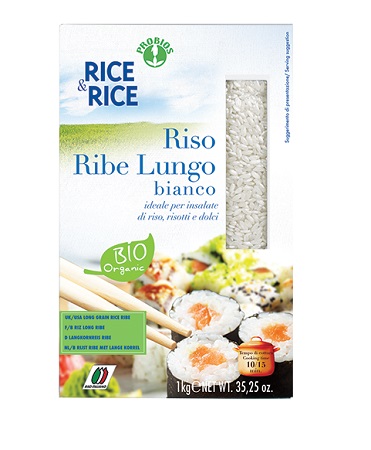 RICE&RICE RISO LUNGO RIBE BIANCO 1 KG - fitfarma.it