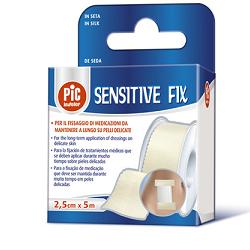 CEROTTO IN ROCCHETTO PIC SENSITIVE FIX SETA 5X500 CM CON FUSTELLA - fitfarma.it