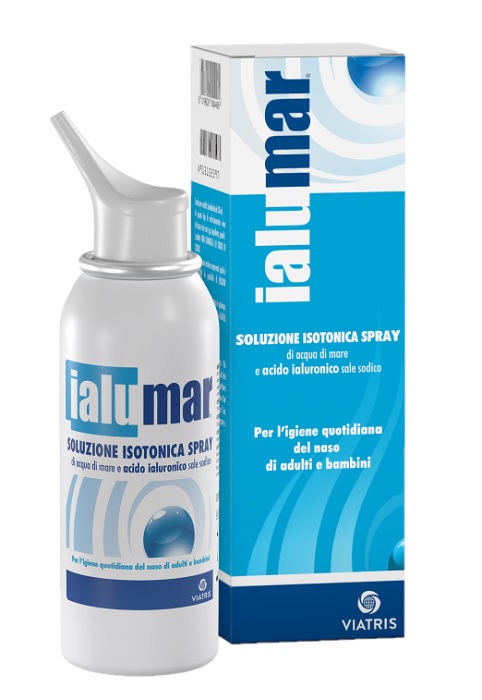 SOLUZIONE ISOTONICA SPRAY DI ACQUA DI MARE ACIDO IALURONICO SALE SODICO PER IGIENE NASO ADULTI E BAMBINI 100ML - fitfarma.it