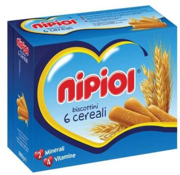 NIPIOL BISCOTTINI 6 CEREALI 800 G - fitfarma.it