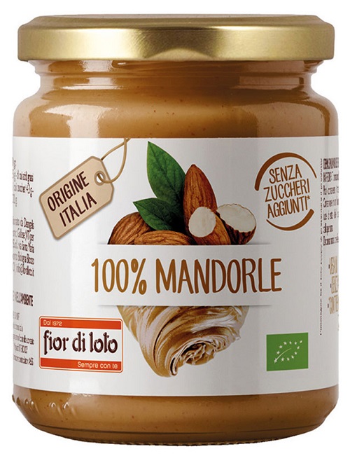 FIOR DI LOTO CREMA 100% DI MANDORLE TOSTATE - fitfarma.it
