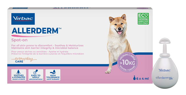 ALLERDERM SPOT ON CANI SUPERIORI A 10 KG 6 PIPETTE 4 ML - fitfarma.it