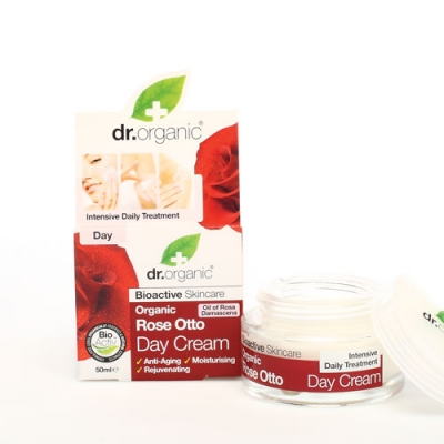 DR ORGANIC ROSE OTTO ROSA DAY CREAM CREMA VISO GIORNO 50 ML - fitfarma.it