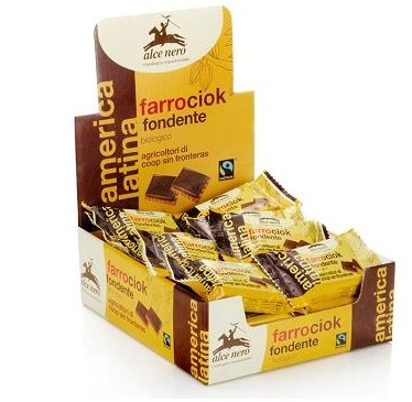 BISCOTTO DI FARRO E CIOCCOLATO FONDENTE BIO FAIRTRADE 28 G - fitfarma.it