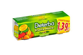 DIETERBA OMOGENEIZZATO FRUTTA MISTA 3 PEZZI 80 G - fitfarma.it