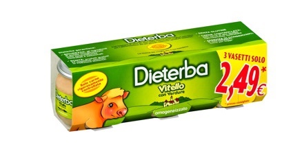 DIETERBA OMOGENEIZZATO VITELLO 3 PEZZI 80 G - fitfarma.it